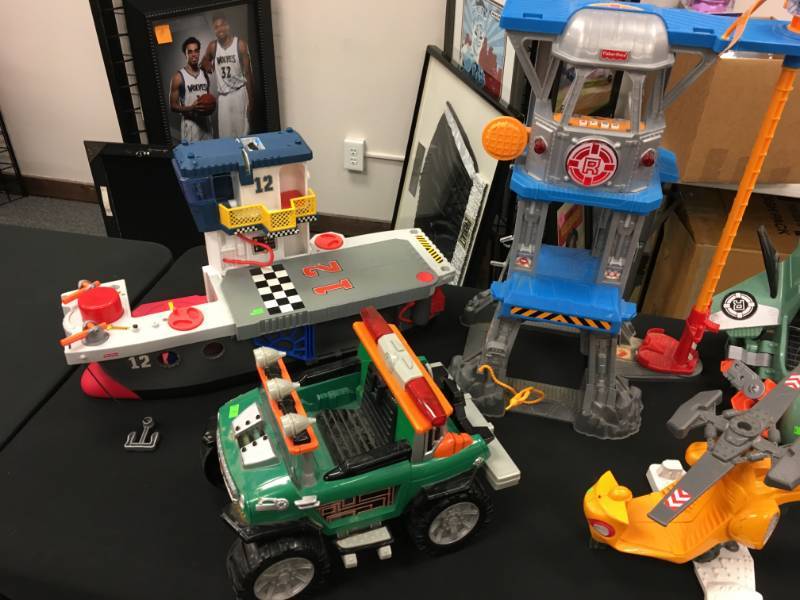 lot 48 image: HUGE LOT OF MATTEL - FISHER PRICE - RESCUE HEROES - ACTION VEHICLES - YOU GET THE EVERYTHING