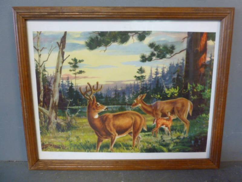 lot 26 image: Vintage Les Kouba Print