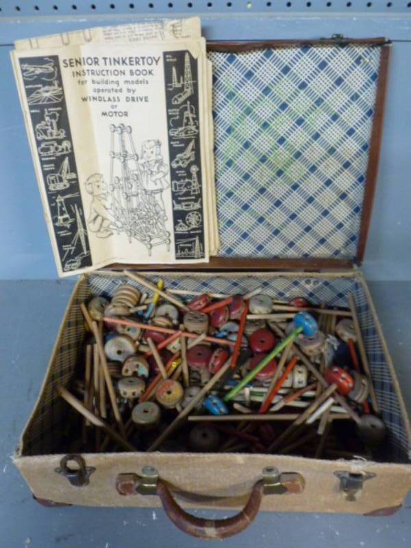 lot 88 image: Vintage Tinkertoys