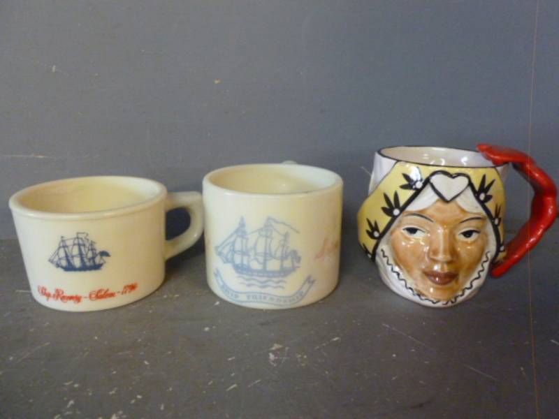 lot 189 image: Vintage Shaving Mugs