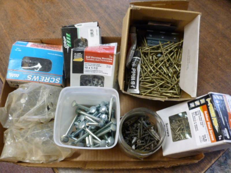 lot 242 image: Screws  Nails