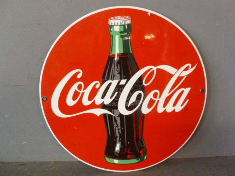 lot 289 image: Porcelain Sign