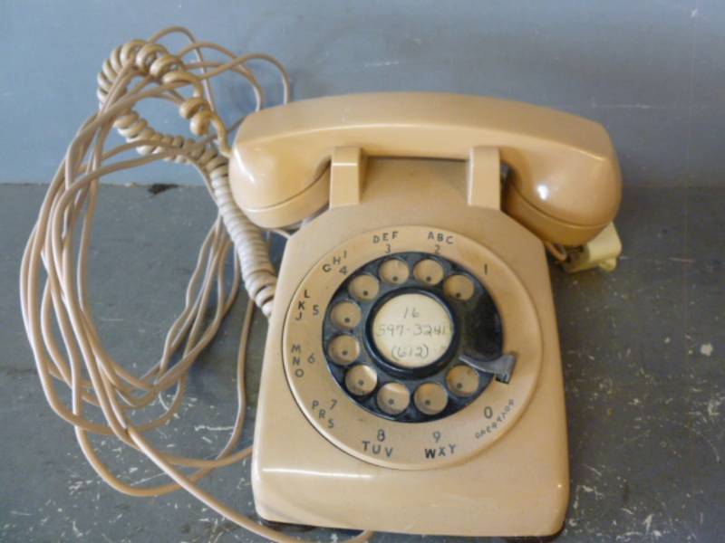 lot 291 image: Vintage Rotary Telephone