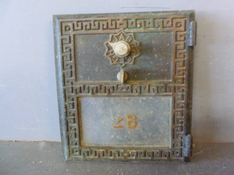 lot 349 image: Vintage Post Office Box Door
