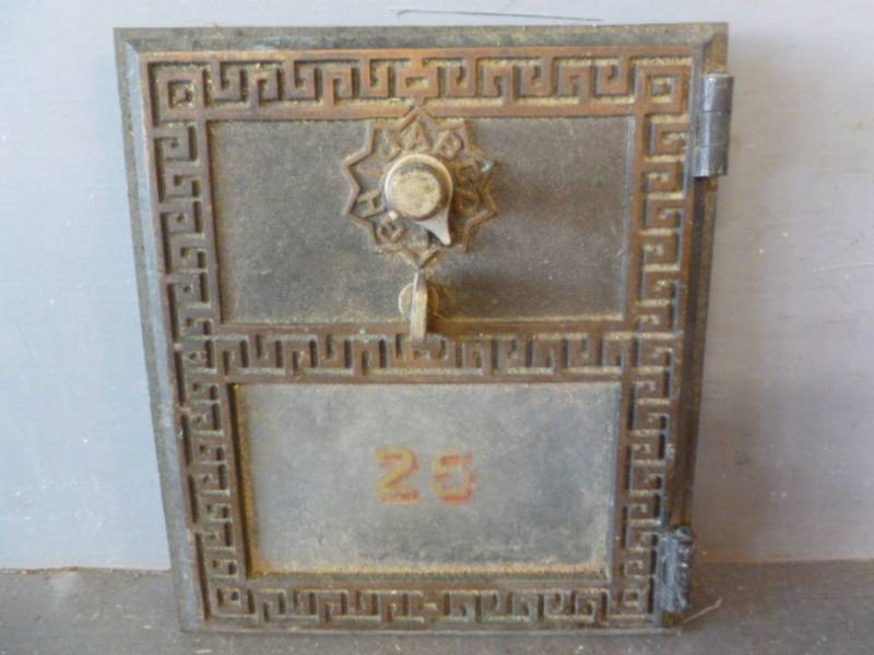 lot 351 image: Vintage Post Office Box Door