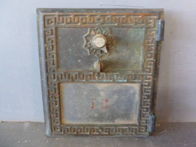 lot 352 image: Vintage Post Office Box Door