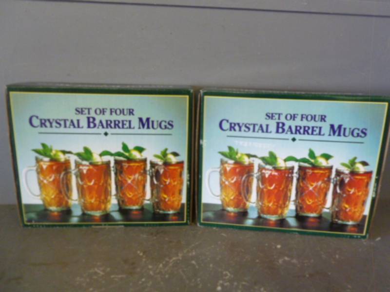 lot 366 image: New Crystal Mugs