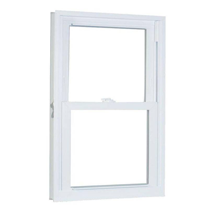 lot 195 image: American Craftsman 35.75 in. x 61.25 in. 70 Series Pro Double Hung White Vinyl Window with Buck Frame, 3662786