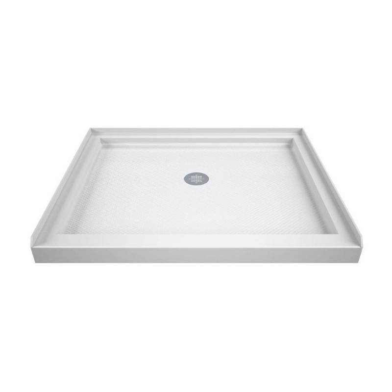 lot 261 image: DreamLine SlimLine 36 in. x 36 in. Single Threshold Shower Base in White, DLT-1136360