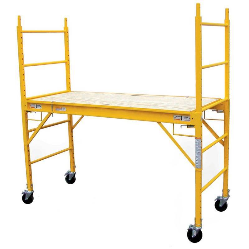 lot 268 image: PRO-SERIES 6 ft. x 6 ft. x 29 in. Multi-Use Drywall Baker Scaffolding with 1000 lb. Load Capacity, GSSI