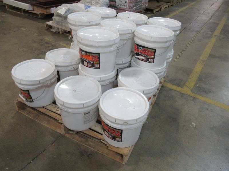 lot 38 image: 19 Containers of Premixed Base Coat Stucco Mix 30 LB, 3.5GALTOPG