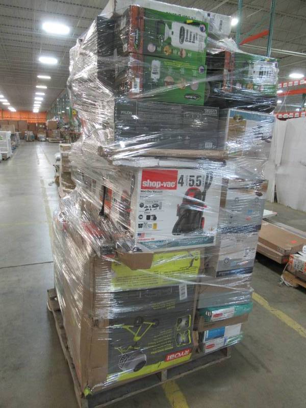 lot 157 image: WHOLESALE MIXED PALLET OF RETURNS - TOOLS, FANS AND SMALL APPLIANCES