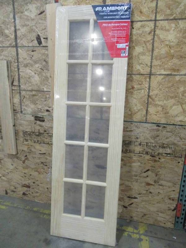 lot 159 image: Frameport 10 Lite 24 X 80 Slab Glass French Door, CGL-PD-10L-6-23X2.