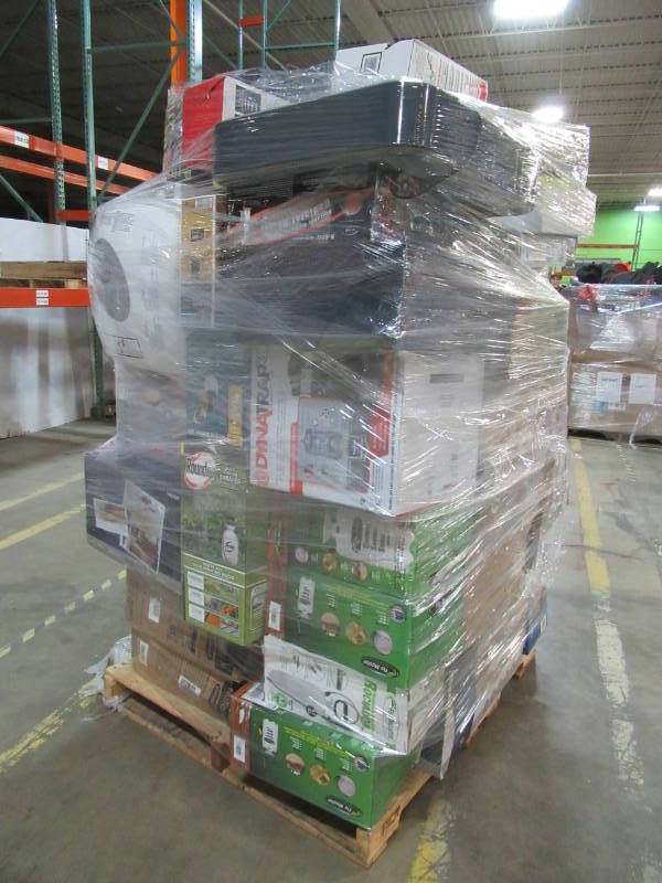 lot 180 image: WHOLESALE MIXED PALLET OF RETURNS - CHEMICAL SPRAYERS, FANS AND SMALL APPLIANCES