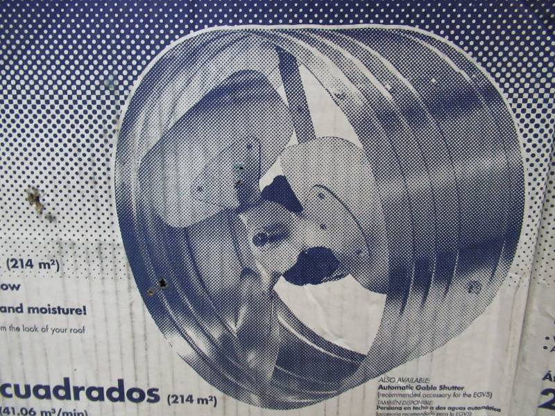 lot 243 image: 2 Master Flow 1450 CFM Power Gable Mount Attic Fans EGV5