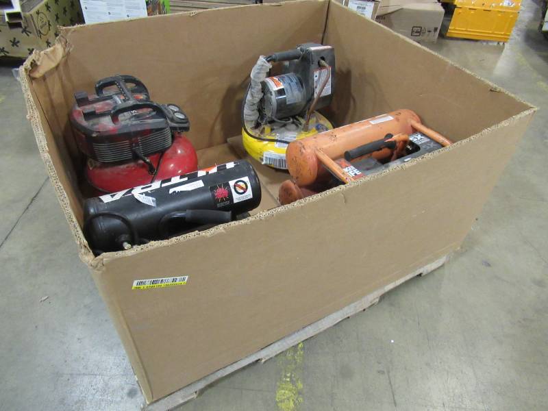 lot 42 image: WHOLESALE MIXED PALLET OF RETURNS - AIR COMPRESSORS