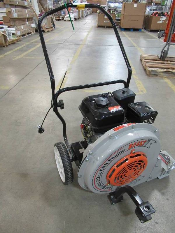 lot 49 image: Beast 155 MPH 1250 CFM 212cc Commercial Duty Walk Behind Leaf Blower, LB1M17
