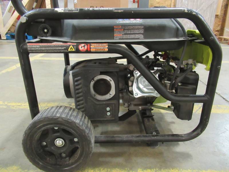 Ryobi 3,600Watt 212cc Gasoline Powered Portable Generator, RY903600