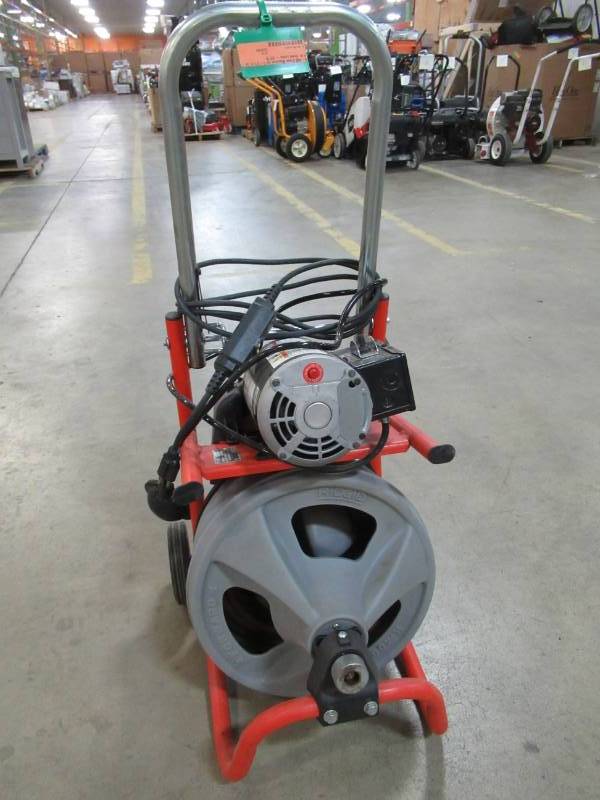 lot 70 image: RIDGID K-400 Drum Machine for 1-12 in. to 4 in. Drain Lines, 26993 - USED