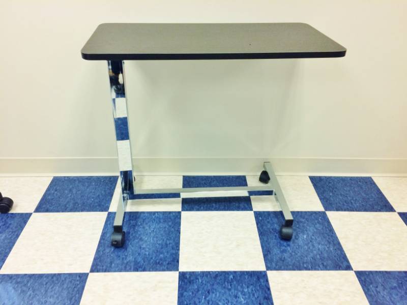 Lumex Adjustable Overbed Table - Like New Condition