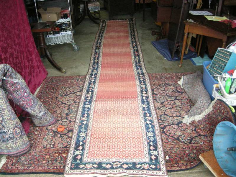 lot 41 image: Antique Sultan Persian Rug - Runner