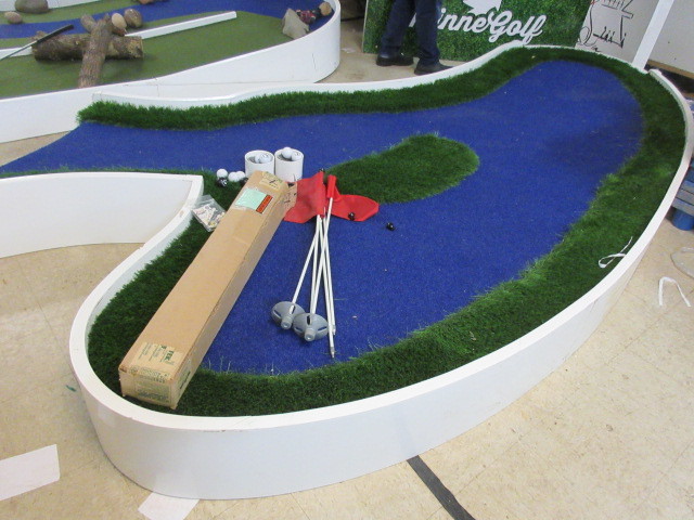 MINI GOLF HOLE WITHOUT A HOLE