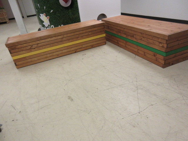 HEAVY DUTY WOODEN BENCHES