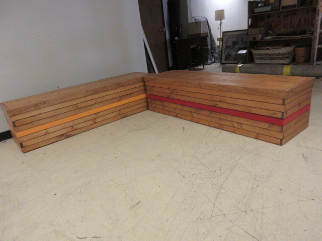 HEAVY DUTY WOODEN BENCHES