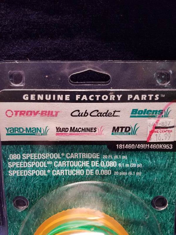 lot 56 image: Genuine Factory Parts .080 Speedspool Cartridge