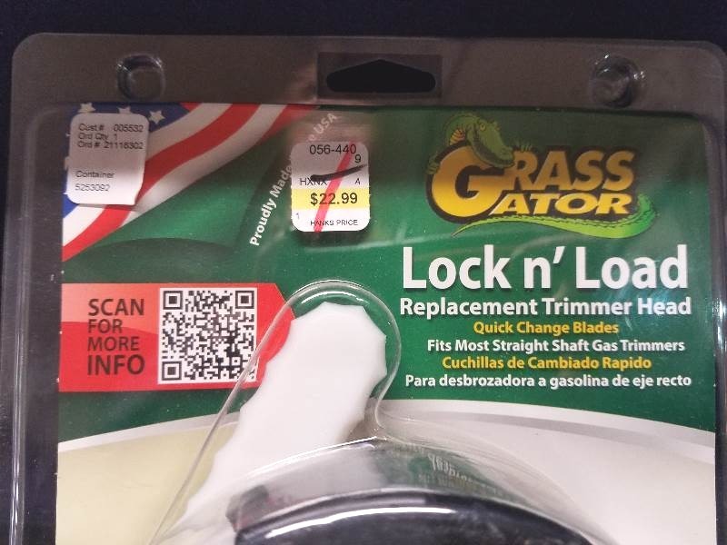 lot 63 image: Grassgator Lock & Load Replacement Trimmer Head
