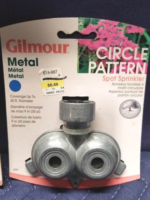 lot 129 image: Gilmore Circle Pattern Spot Sprinkler