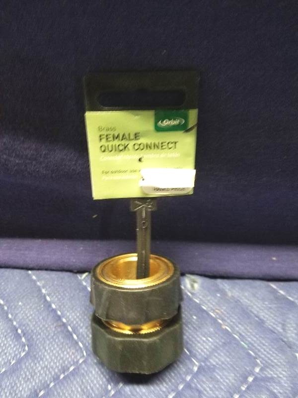 lot 148 image: Orbit Brass Female Quick Connects