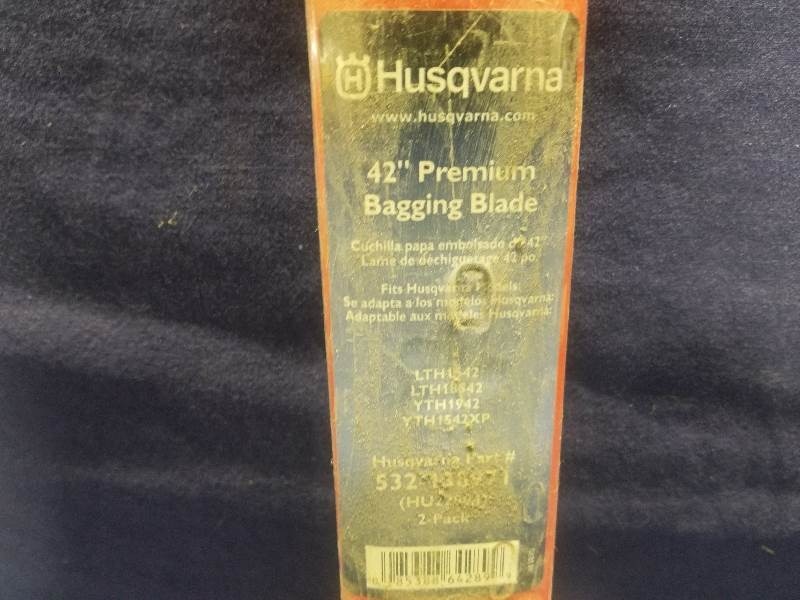 lot 165 image: Husqvarna 42 Premum Blades