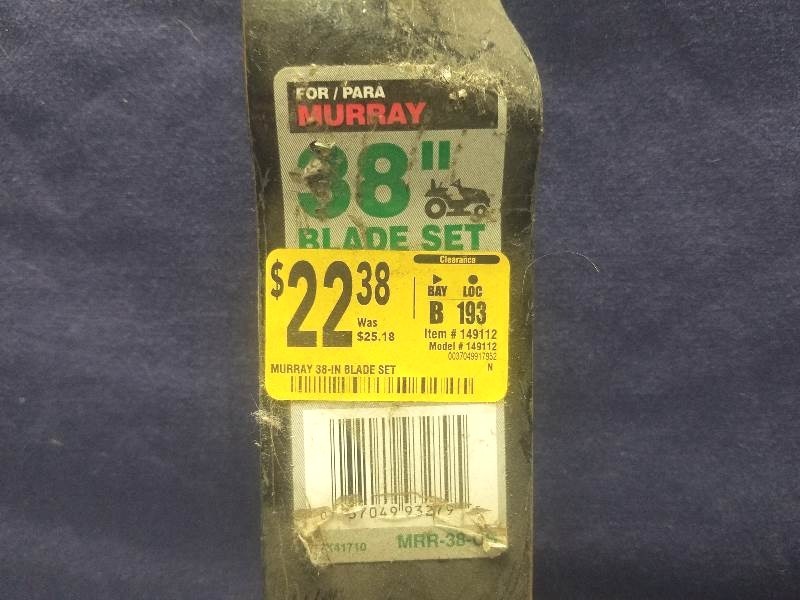 lot 169 image: Murry 38 Blade Set