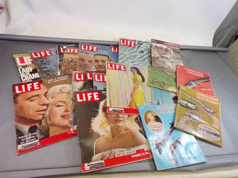 lot 60 image: Vintage lot of life and Rifleman Magazines