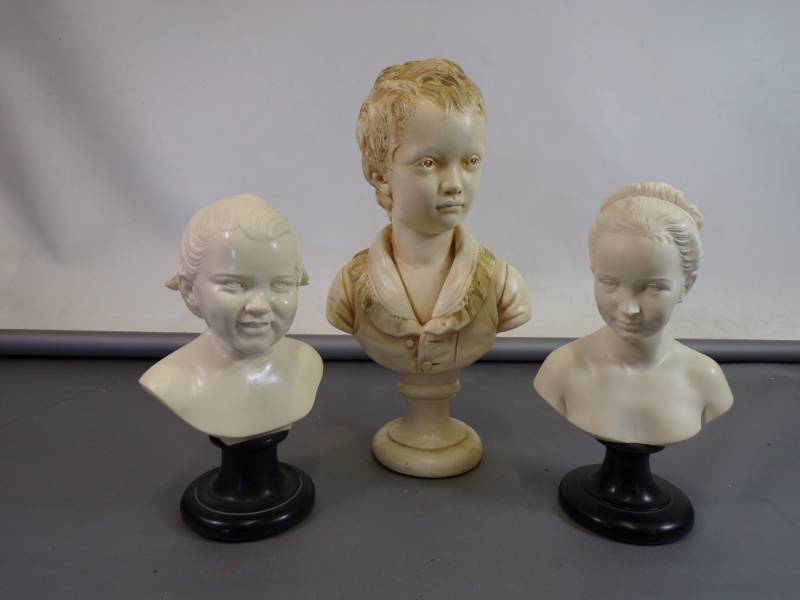 lot 62 image: Heavy Vintage Busts