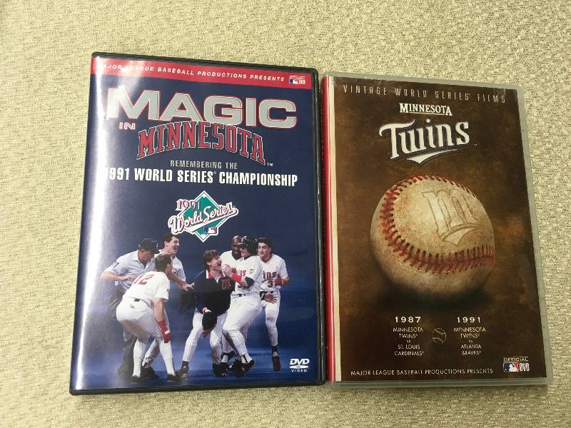 lot 34 image: Two Minnesota Twins World Series DVDs