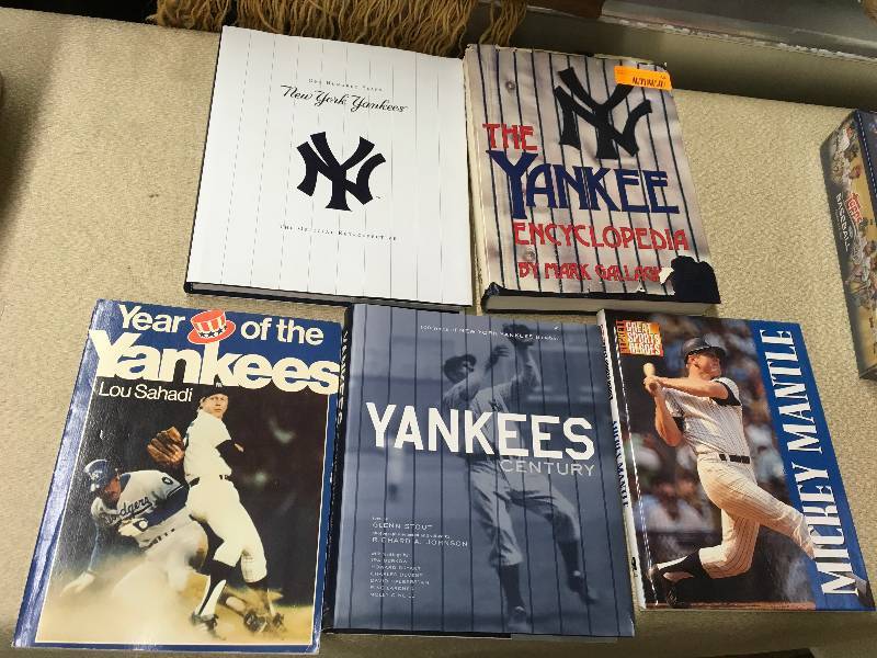 lot 44 image: Five New York Yankees Books
