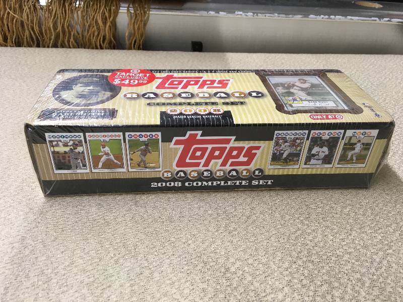 lot 66 image: 2008 Topps MLB Cards Complete Set - Factory Sealed