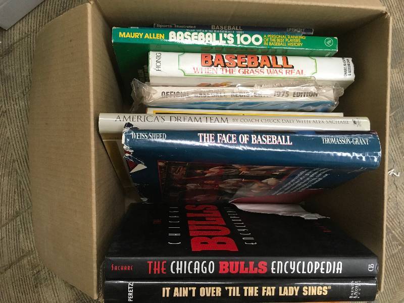 lot 74 image: Box Of Misc Sports Books