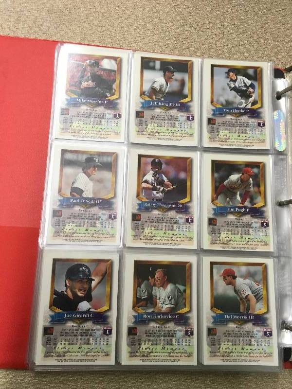 lot 88 image: 1994 Topps Finest 2nd Series MLB Cards Album