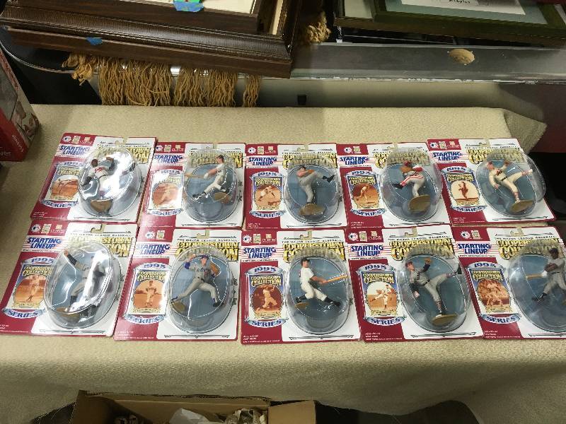 lot 93 image: 1995 Starting Lineup Cooperstown Collection Figurines - Set of 10