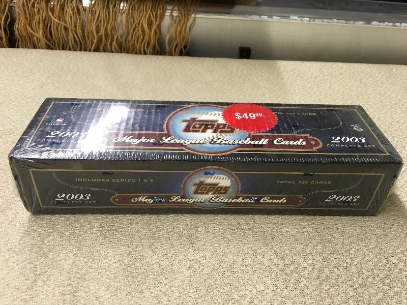 lot 6 image: Topps 2003 Major League Baseball Cards Complete Set