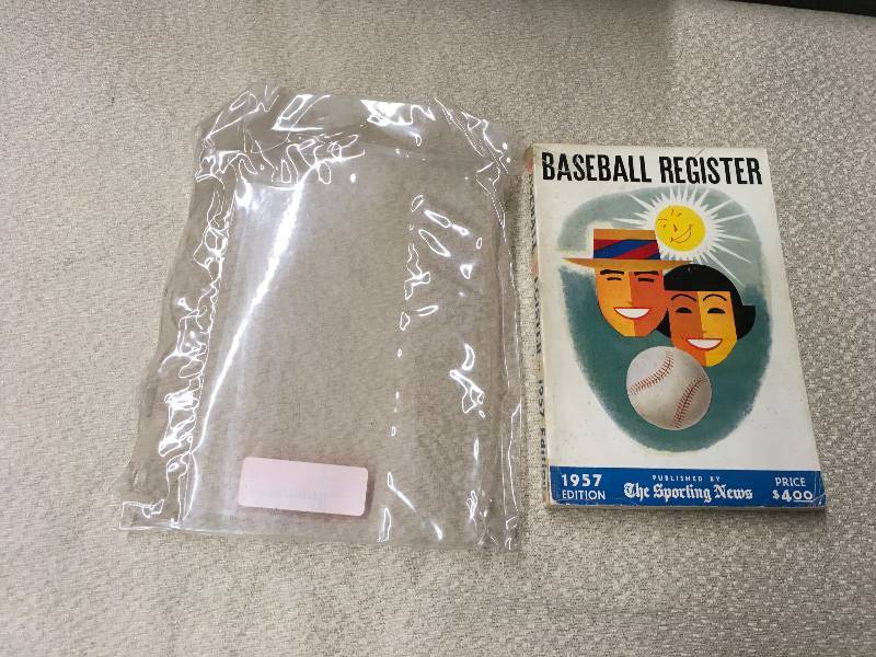 lot 8 image: The Sporting News 1957 Baseball Register