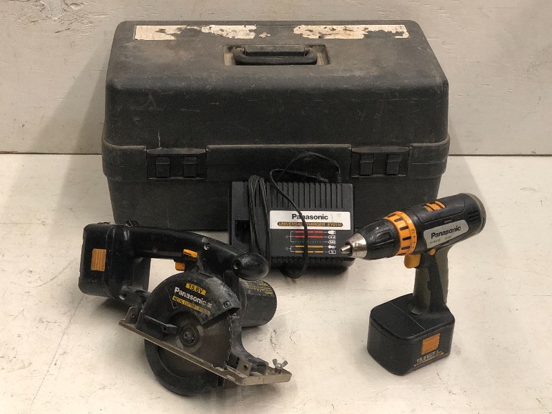 lot 41 image: Panasonic Metal-Cutting Saw Set