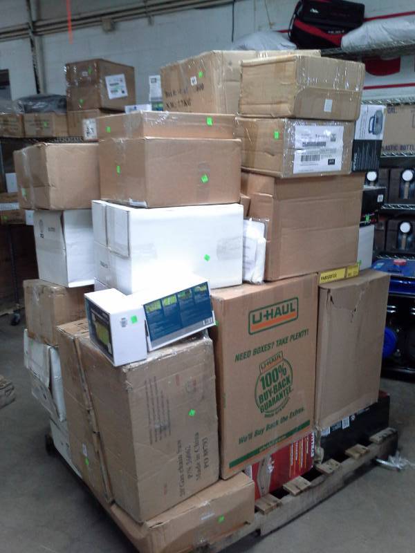Pallet of Returned Items
