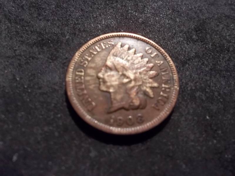 1908 S Indian Head Cent Key Coin