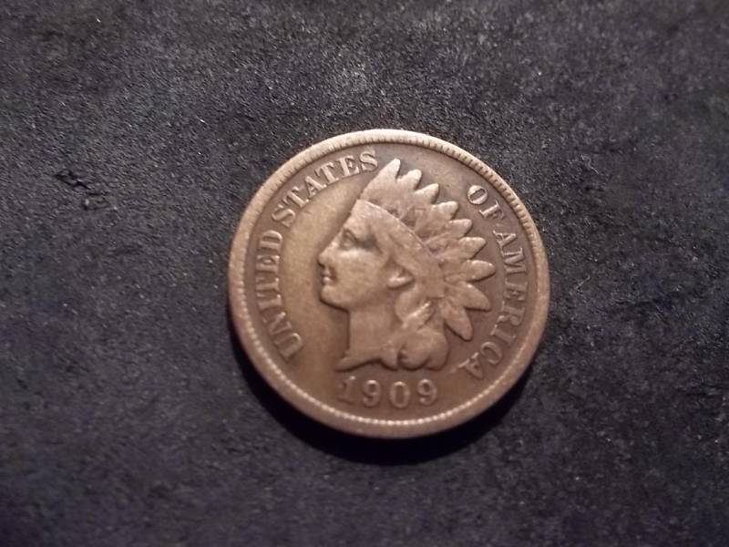1909 S Indian Head Cent