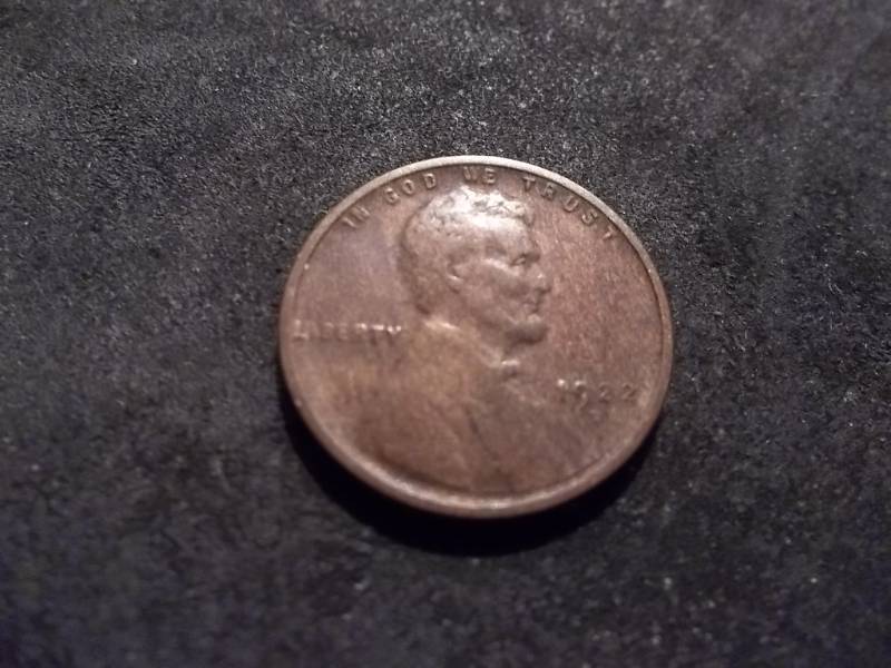 1922 Weak D Lincoln Cent Strong Reverse