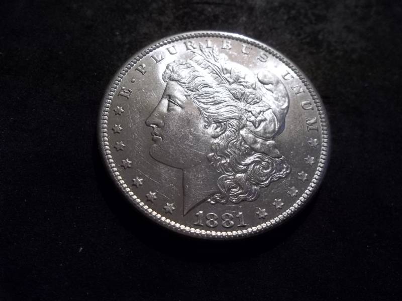 1881 S Morgan Silver Dollar